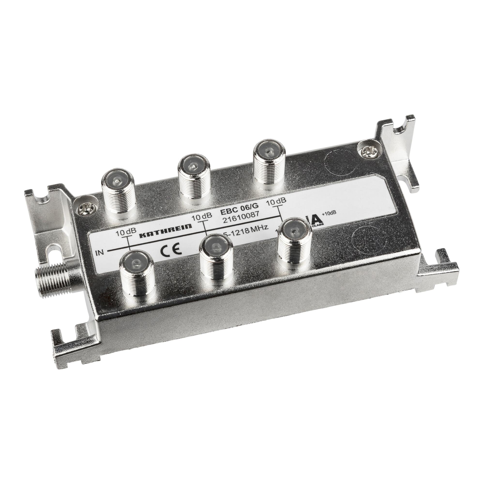 Kathrein Verteiler 6f. 5-1218 MHz 10dB EBC 06/G (21610087)
