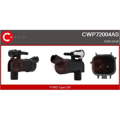 CASCO Waschwasserpumpe, Scheibenreinigung cwp72004as für Ford Volvo LAND ROVER JAGUAR