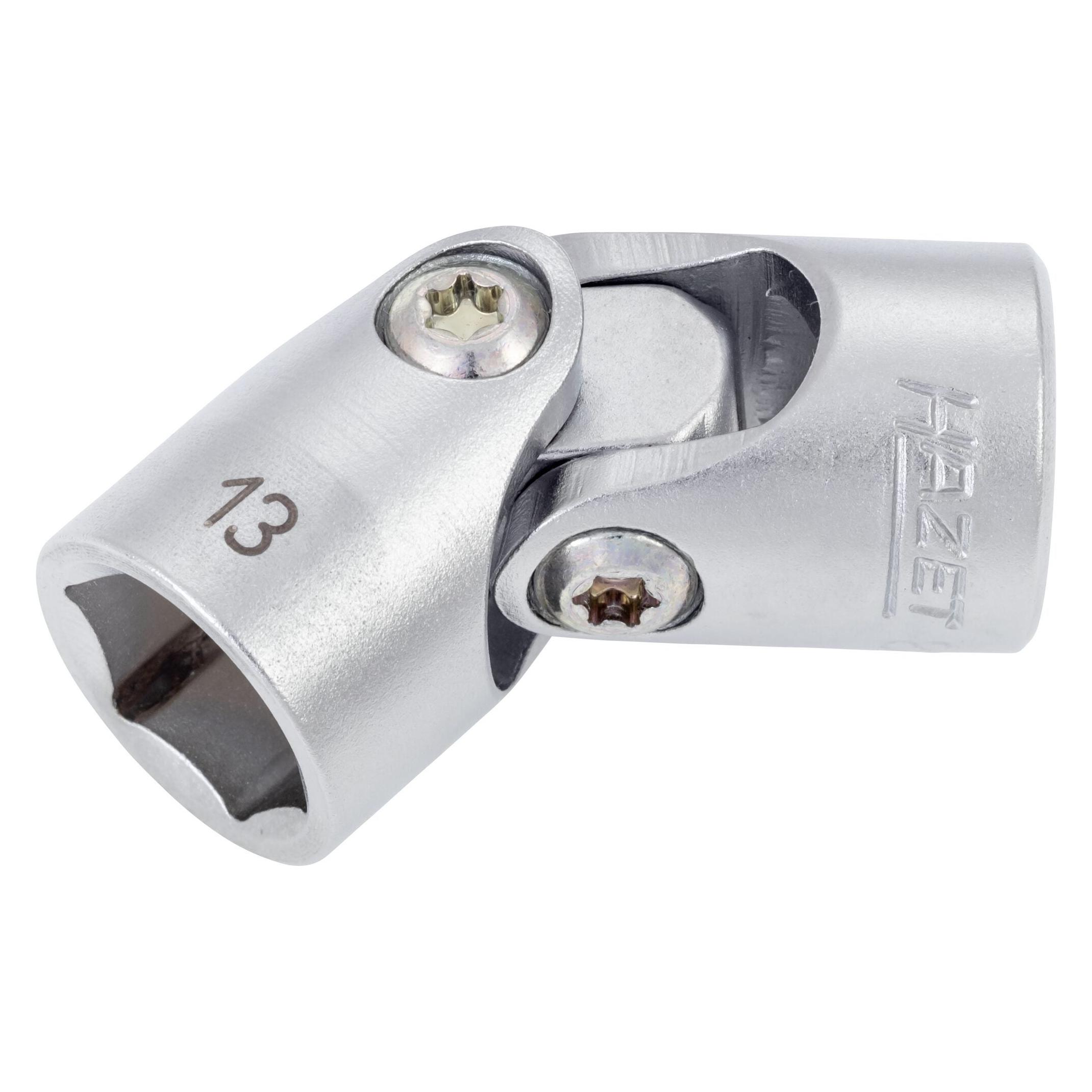 Hazet Gelenk Steckschlüsseleinsatz Sechskant 880G-13 Vierkant10 mm (3/8 Zoll) Aussen Sechskant... (13 mm) (880G-13)