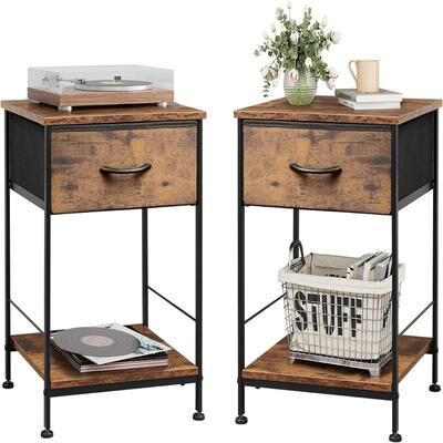 No Nightstand Set of 2