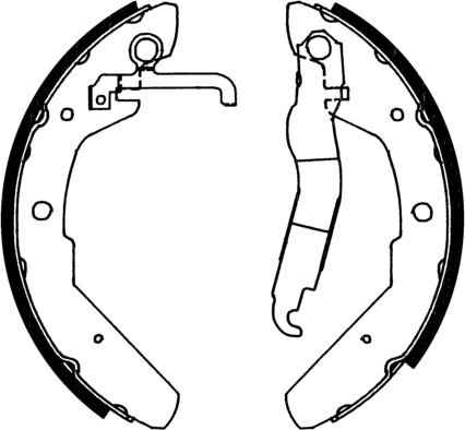 Triscan Bremsbackensatz 8100 29370 Für Vw