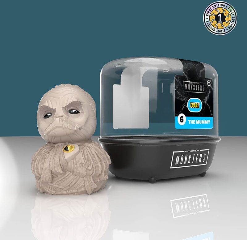 Tubbz Collectibles – Monsters – Mummy (1st Edition) Vinyl Figure with Matte Finish and Hand-Painted Details