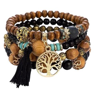 Armband 'Baum des Lebens' schwarz