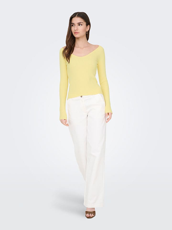 JDY Pullover "Nanna" in Gelb - XS