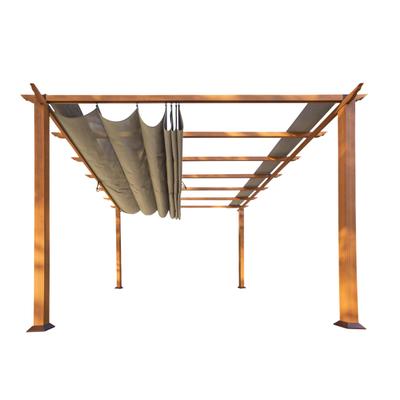 Pergola PARAGON "Florida", braun, B:350cm H:235cm T:350cm, Pergolen