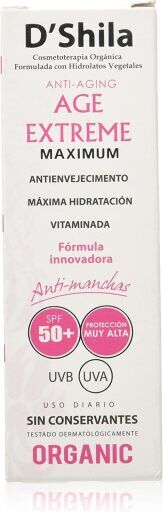 D'Shila Age Extreme Maximum Facial Cream SPF 50+ 50 ml