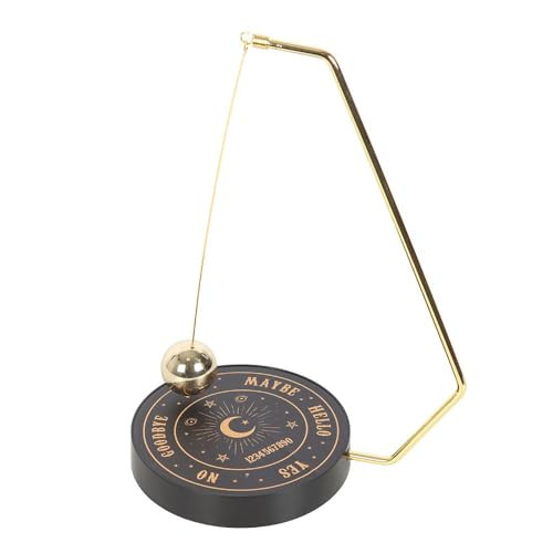 Something Different Talking Board Pendulum Decision Maker Slinger - Zwart/Goudkleurig