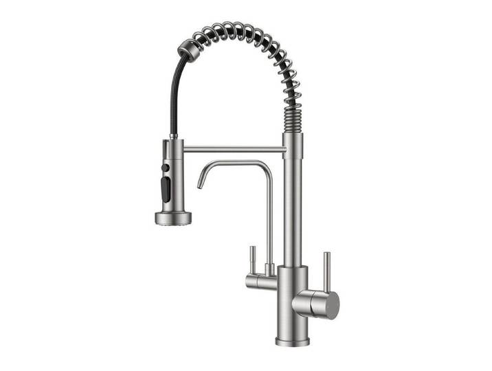 LuxusKollektion Spültischarmatur Küchenarmatur 3 Wege mit Filter (1-St)