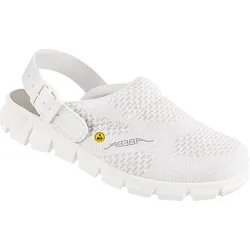 Abeba, Sicherheitsschuhe, Clog 37329 OB weiss Grösse 39 (OB, 39)