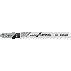 Stichsägeblätter Bosch T101BIF Länge: 83mm für saubere gerade Schnitte in Holz (5 Stück)