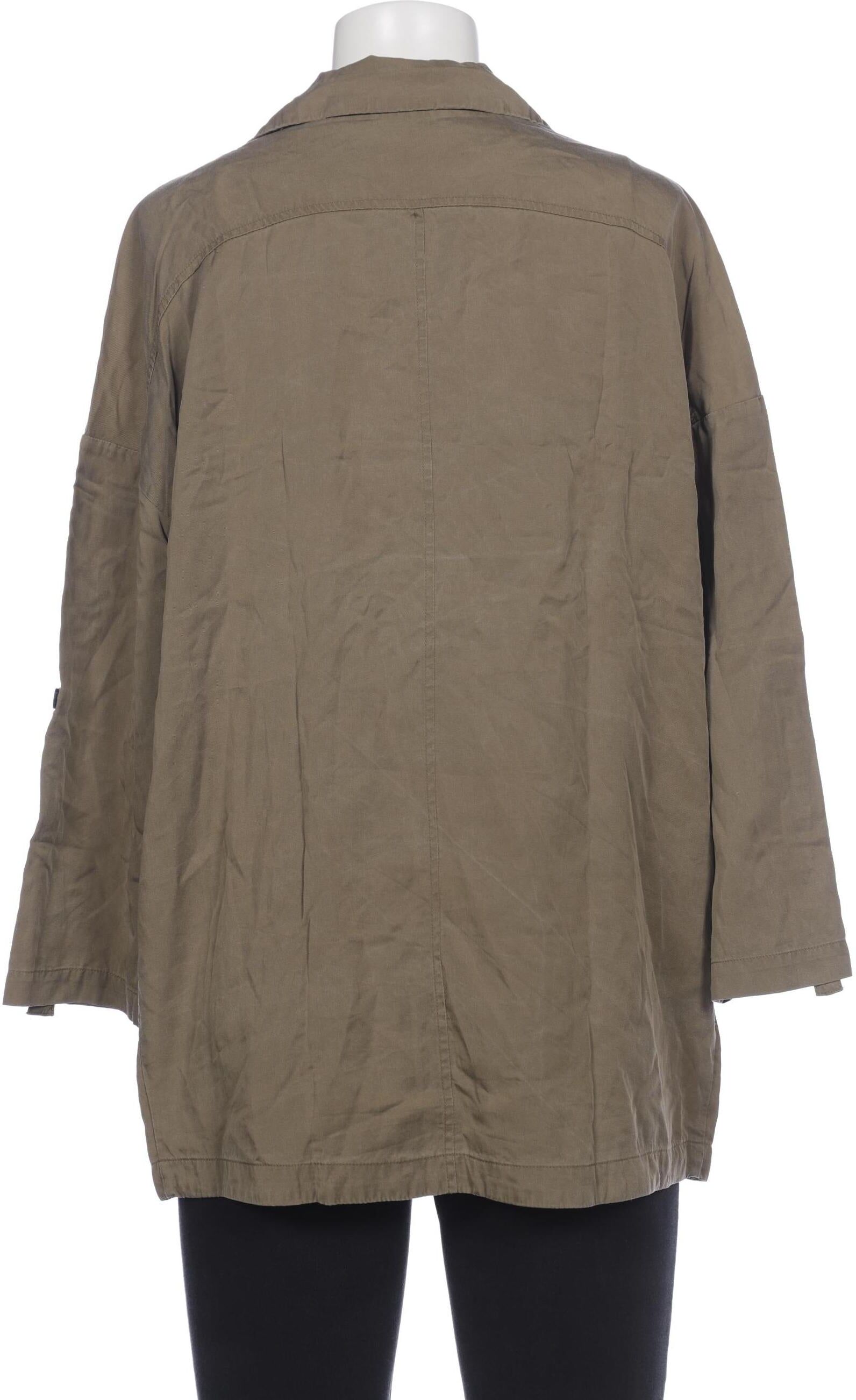Stradivarius Damen Jacke, Grün, Gr. M, Lyocell - Second Hand