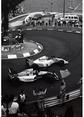 Inspired Living F1 Monaco Poster Max Verstappen Formula 1 Canvas Print Racing Wall Decor 6 40x60cm Unframed