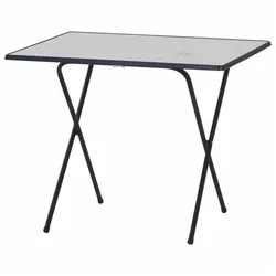 MFG Scherentisch 60x80 cm, blau mit Scherengestell