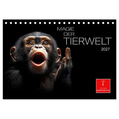 Magie der Tierwelt (Tischkalender 2027 DIN A5 quer), CALVENDO Monatskalender
