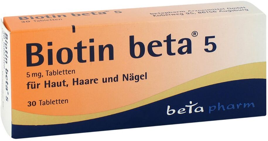 Biotin Beta 5 5mg Tabletten