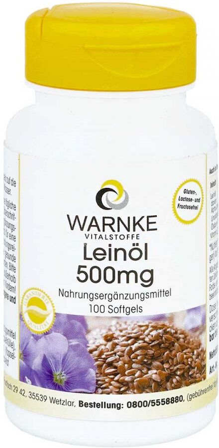 Leinöl 500 mg Kapseln 100stk