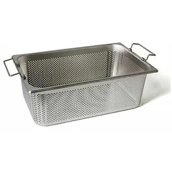 Rieber GastroNorm-Behälter GN 1/1 - 190 mm gelocht mit Stapelklappgriff