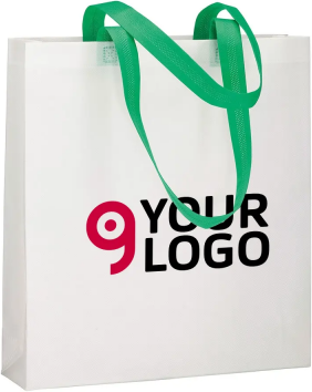 Shopper TNT 80g termosaldato 38x42x8cm manici lunghi colorata Personalizzate o neutre