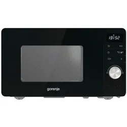 Gorenje MO20A3B, Mikrowelle, Schwarz, Transparent