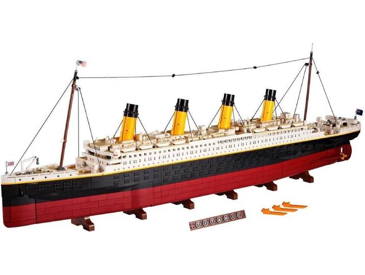 LEGO® Icons - Titanic (10294) inkl. Acryl Vitrine Spielbausteine, (9090 St)