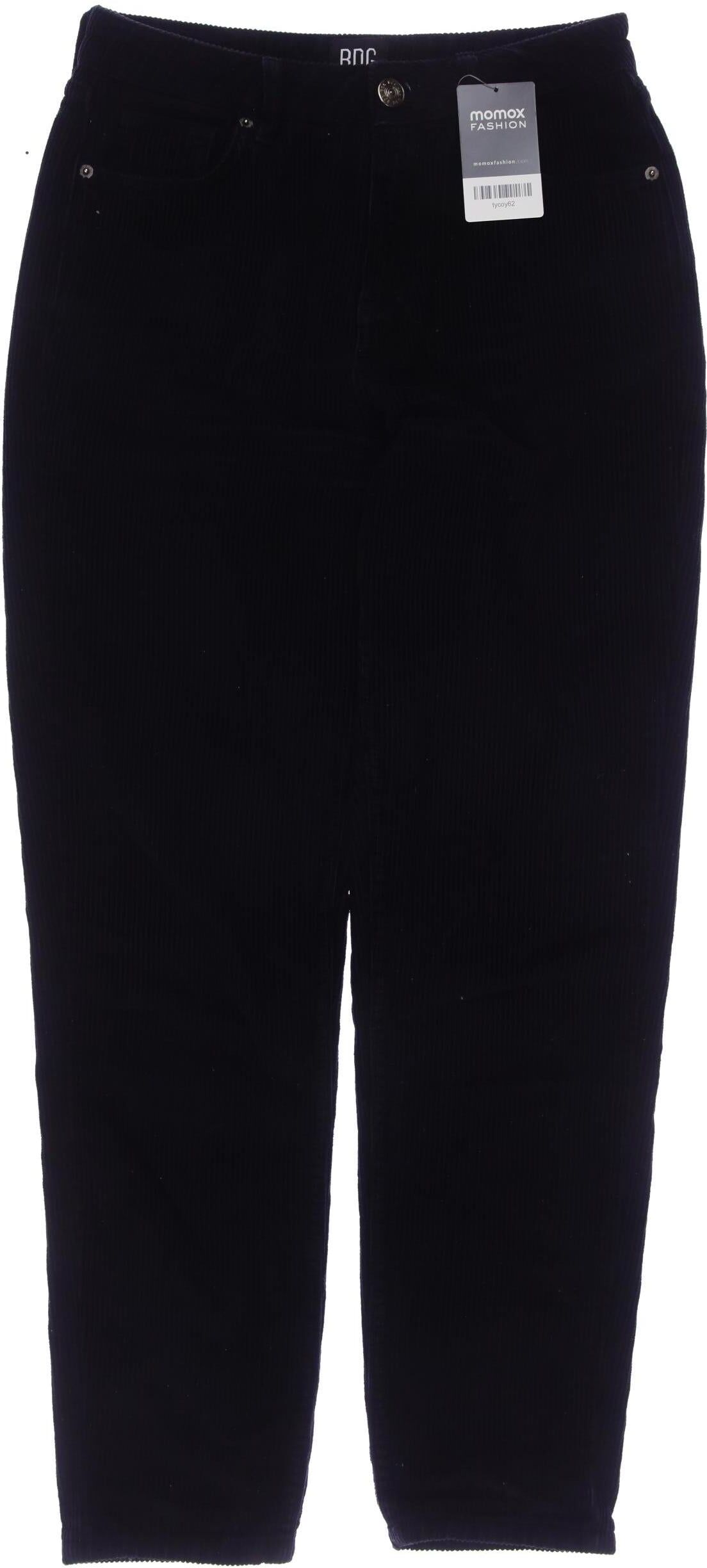 Urban Outfitters Damen Stoffhose, Schwarz, Gr. W26, Baumwolle - Second Hand