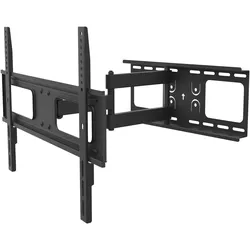 Deltaco Wandhalterung (50 kg, 37" - 70"), TV Wandhalterung, Schwarz