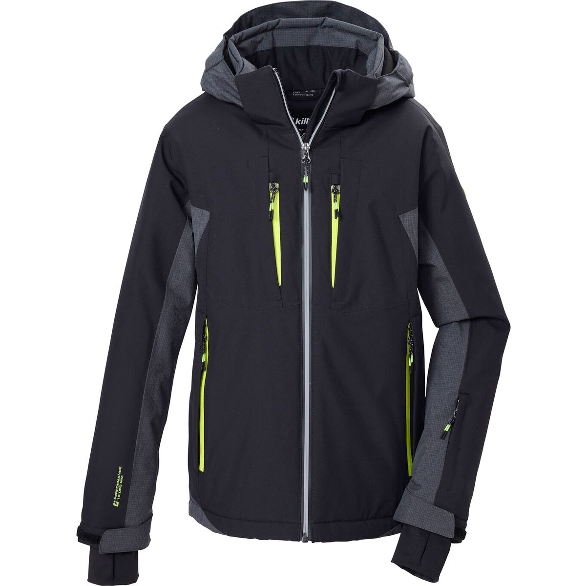killtec KSW 212 Boys Ski Jacket schwarz (00200) 152 44865-000-00200-152