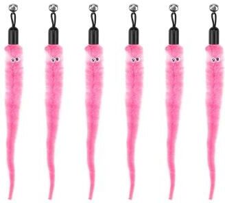 Inspire Essentials Interactive Cat Toy Refill Set With Feathers Mice Worms And Bells 8 100pcs