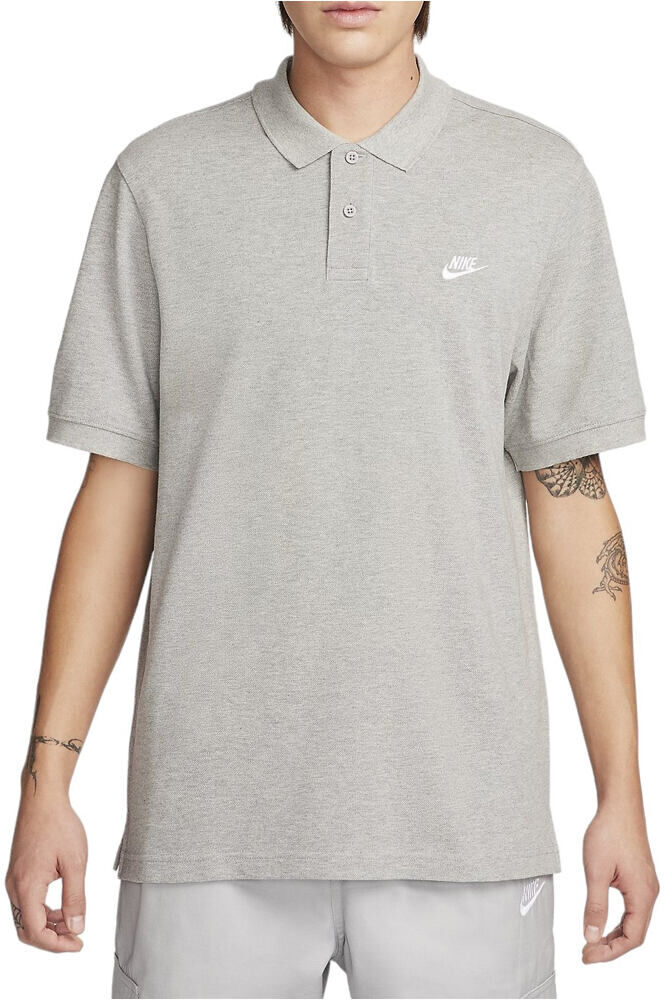 Nike club polo manga corta hombre Gris (L)