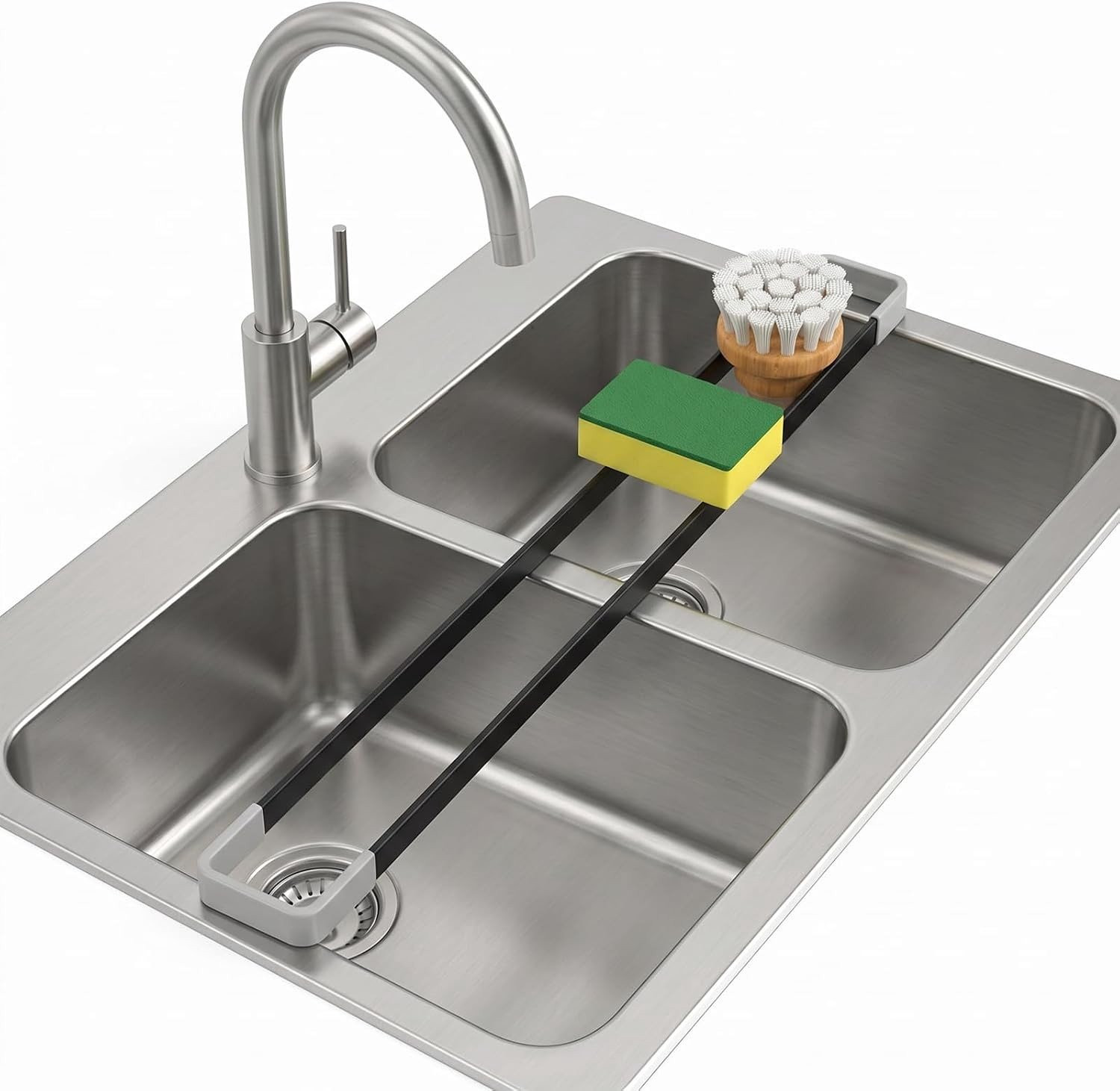 Multifunctionele Keukenorganiser met Sponshouder en Afvoerdrainer