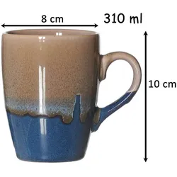 Ritzenhoff & Breker, Tasse, Matos Henkelbecher (310 ml, 6x)