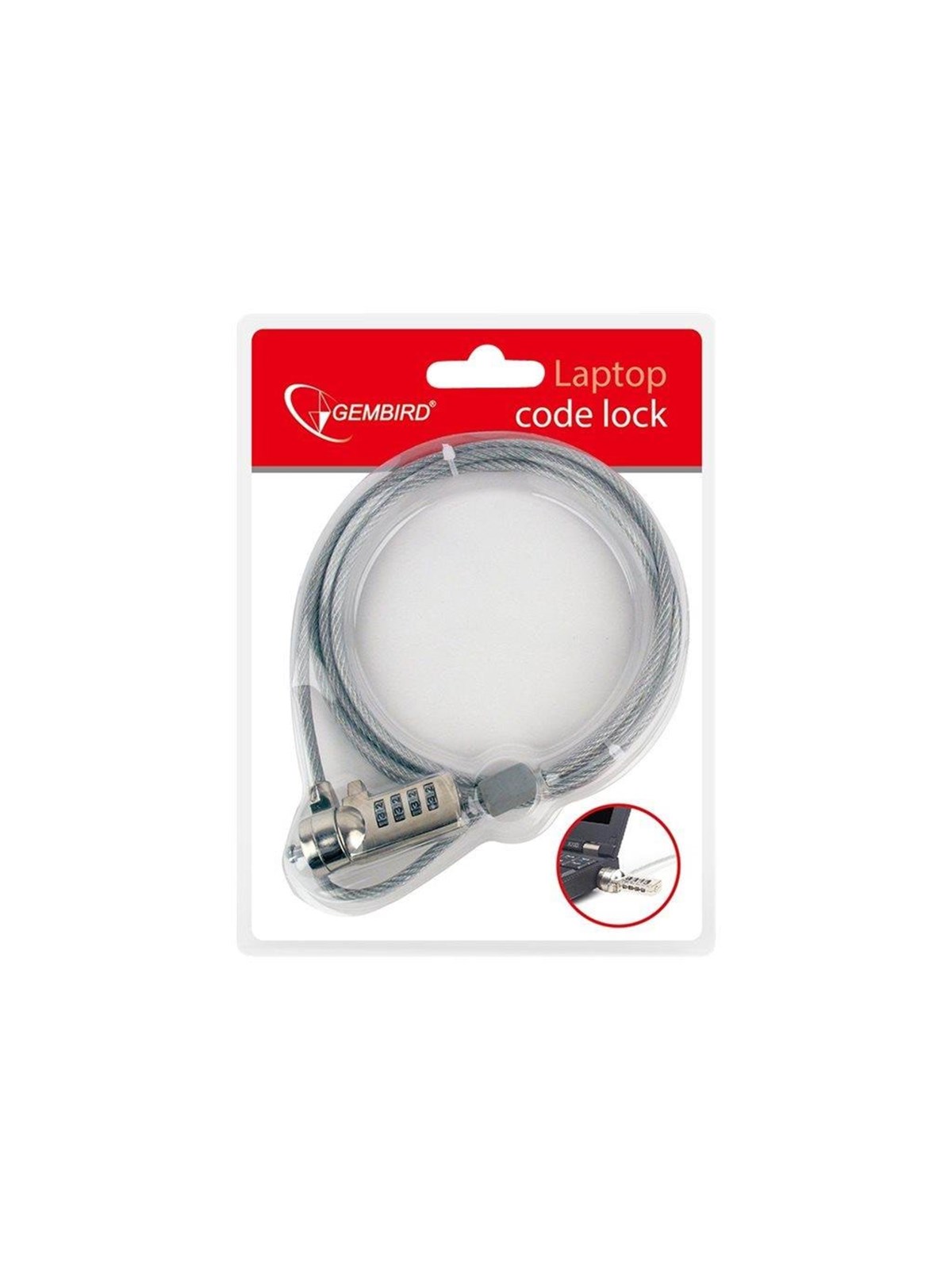 Gembird LK-CL-01 - notebook locking cable