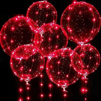10 stücke led ballon leuchtende party 16 bunte luftballons hochzeit liefert wohnheim party dekoration transparente blase dekoration geburtstag hochzeit led luftballons lichterketten