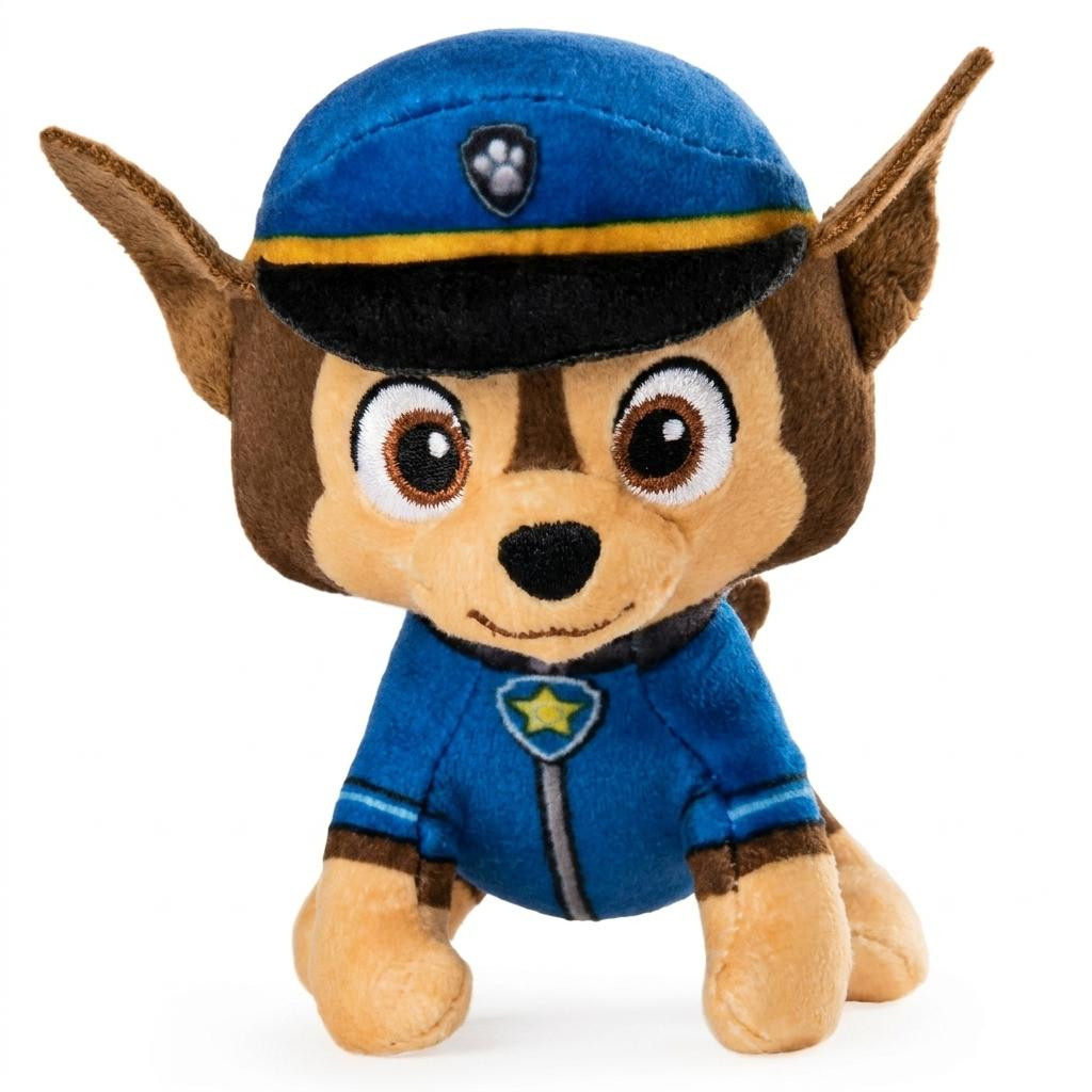 Paw Patrol Chase Pluche Figuur - Spin Master - 12 cm