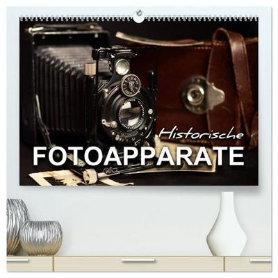 Historische Fotoapparate (hochwertiger Premium Wandkalender 2027 DIN A2 quer), Kunstdruck in Hochglanz