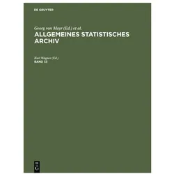 Allgemeines Statistisches Archiv, Fachbücher von Karl Wagner