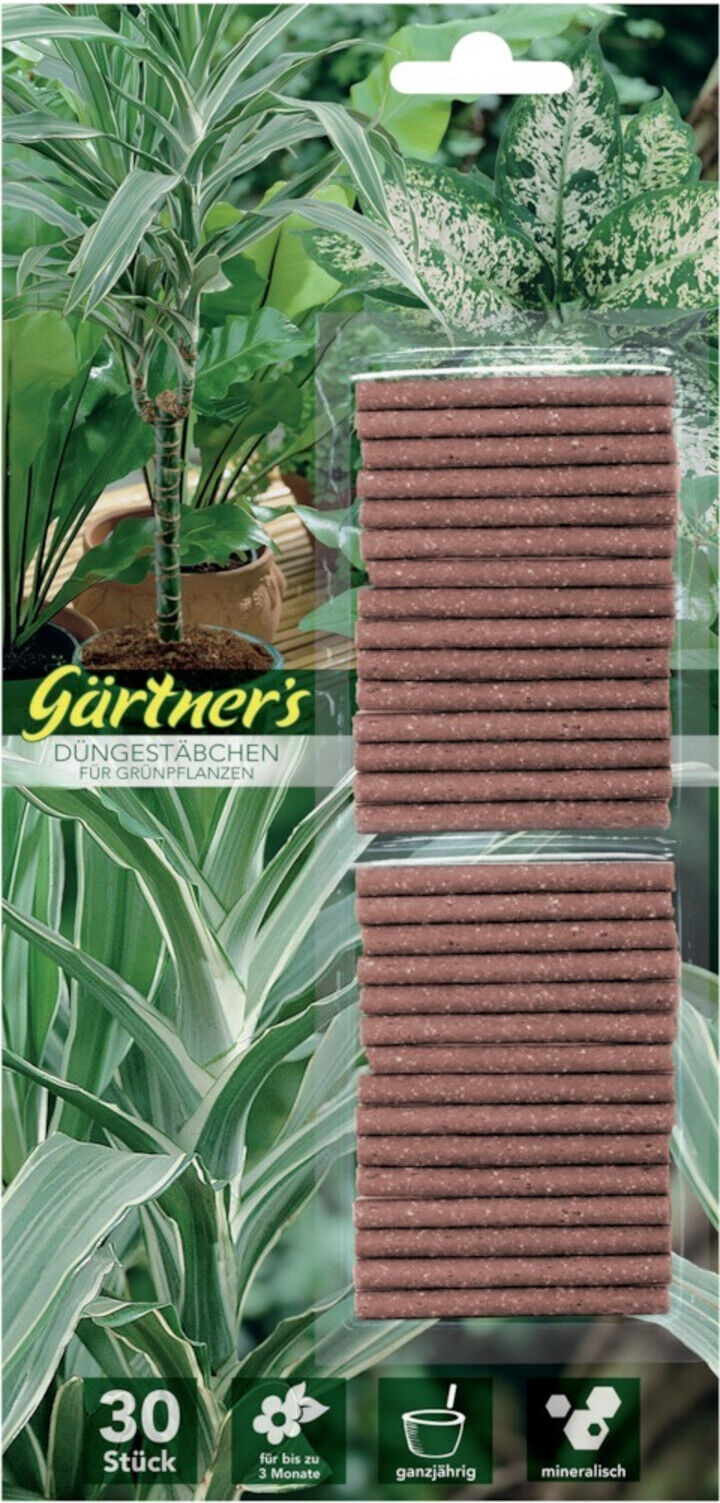Düngestäbchen für Grün- pflanzen, 1 Pck, 30 St ; GPI (9250)