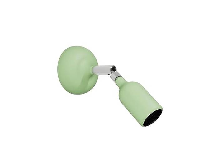 creative cables - Siliconen lichthouder met scharnier - zonder lampen, weidegroen