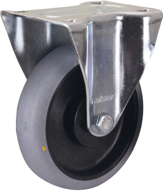 VARIOfit Roulette support 160 x 40 mm gris électriquement conductrice (bpg-160.036)
