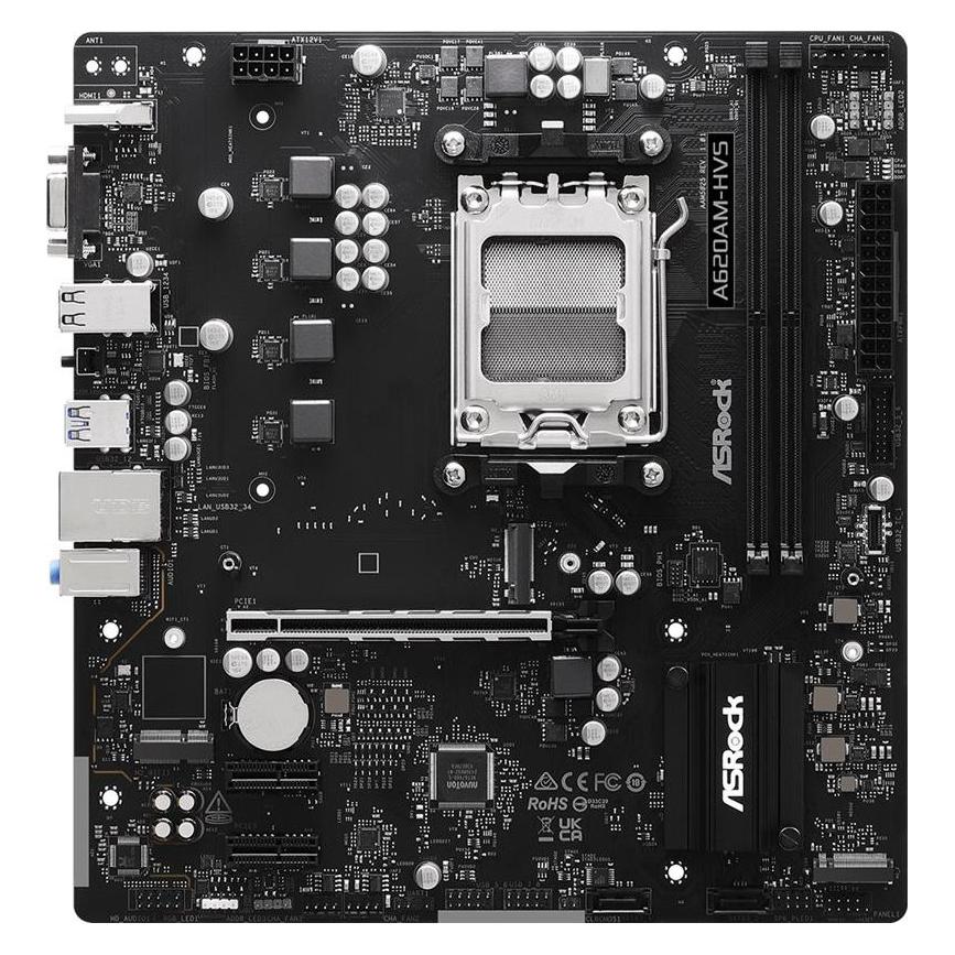 AsRock MB AMD AM5 A620AM-HVS (AM5, AMD A620, mATX) (90-MXBSR0-A0UAYZ)