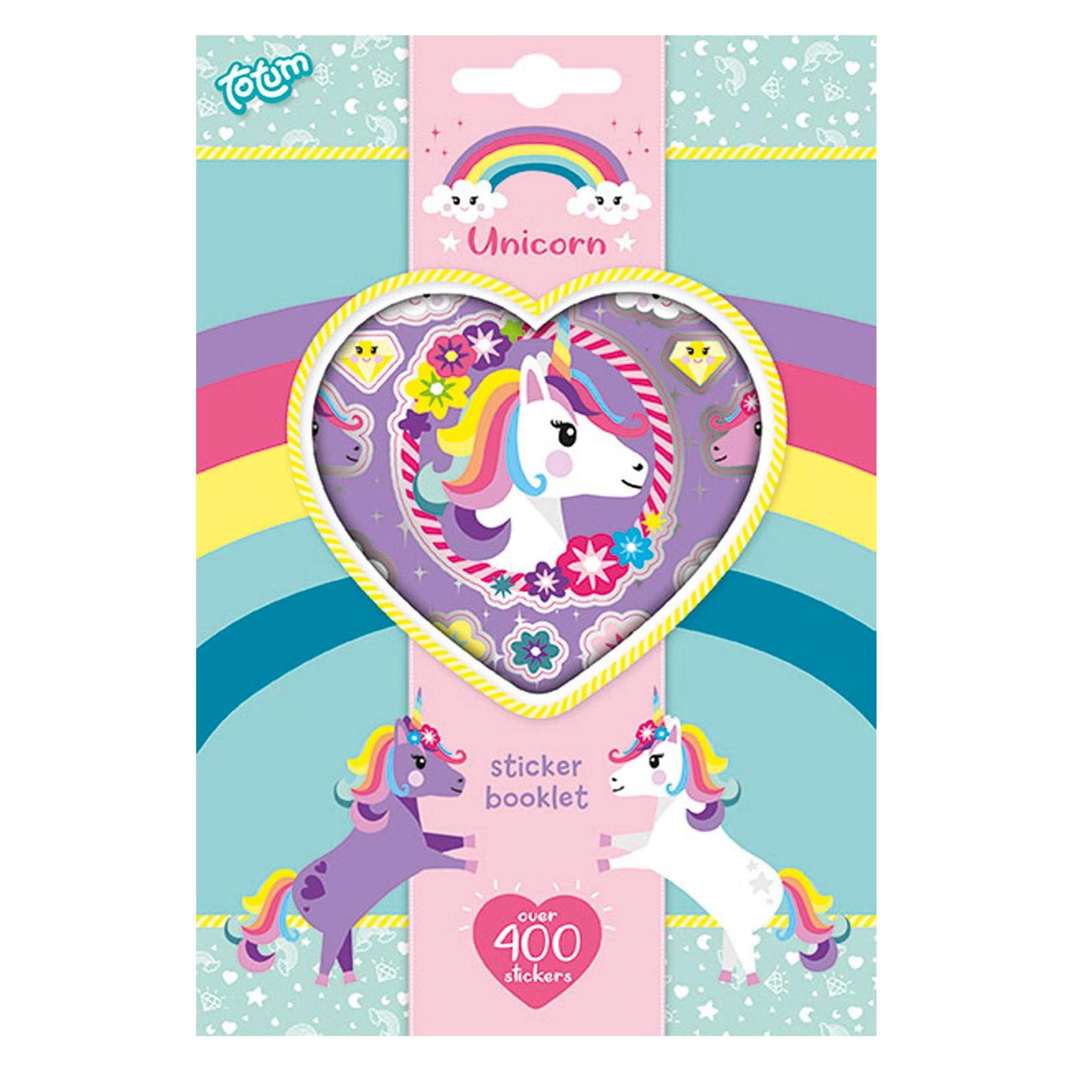 Totum Einhorn Sticker Blätter (400 Sticker) (071117)