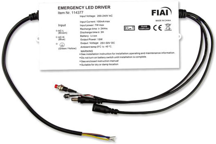 Isoled Notstrom-Akkumodul El-T Li-Ion 2600mah Für Led Panels (25-50v Dc)