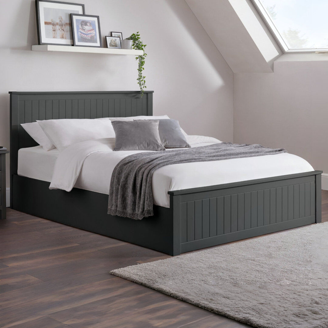 Lark Manor Coralie Storage Bed Anthracite Double (4'6)