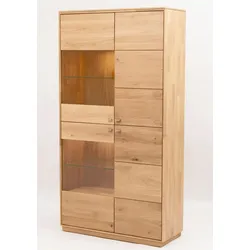 Boegner Vitrine Alexandra Holz Wildeiche Bianco