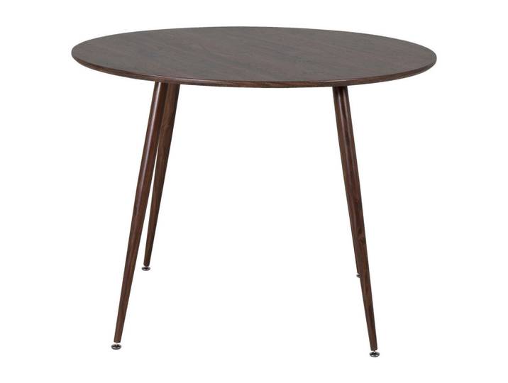 Livetastic Esstisch, Braun, Metall, furniert, rund, zylindrisch, 100x75x100 cm, Esszimmer, Tische, Esstische, Esstische rund
