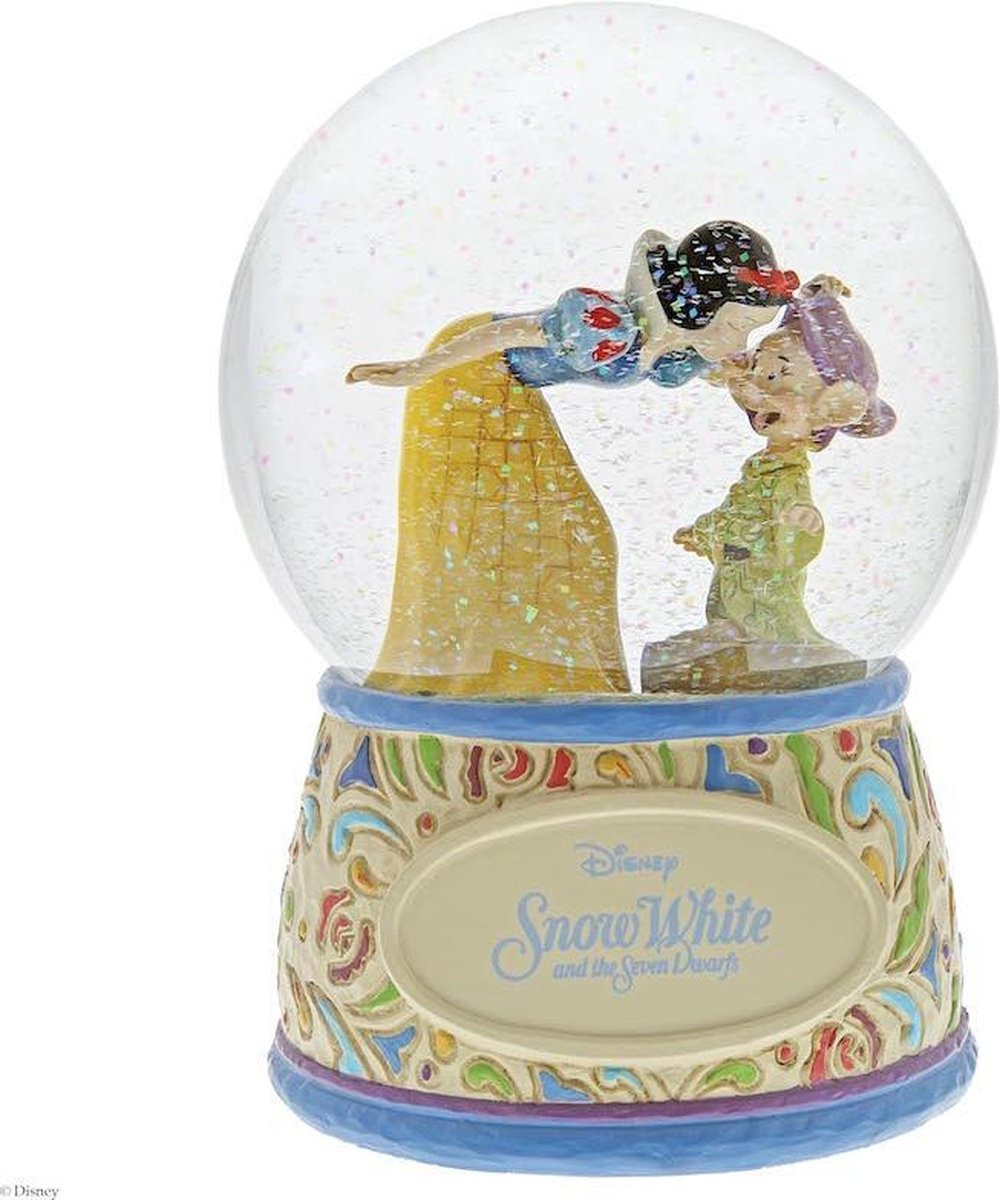 Enesco Disney Traditions Sweet Farewell Snow White & Dopey Waterball beeldje