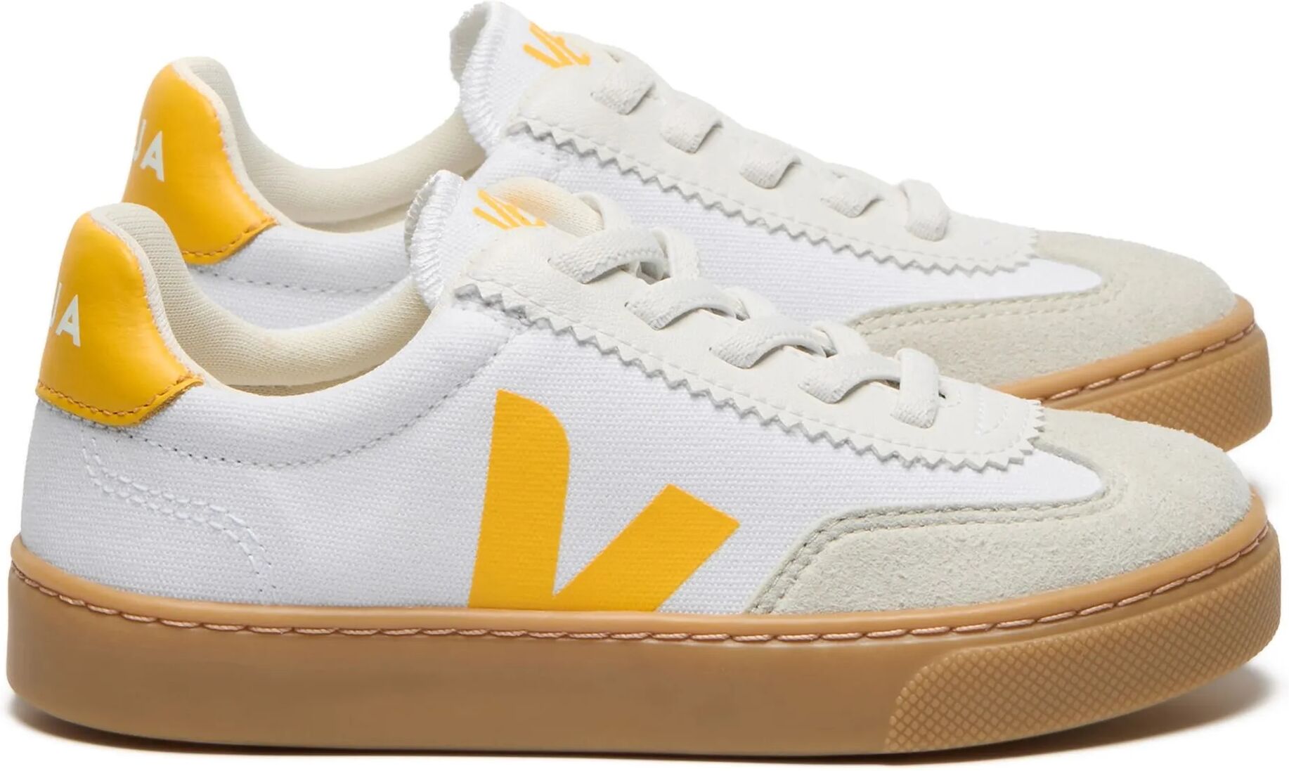 Veja Baskets Lacets Volley Jaune 23