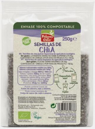 LA FINESTRA SUL CIELO SEMENTES DE CHIA BIO 250g