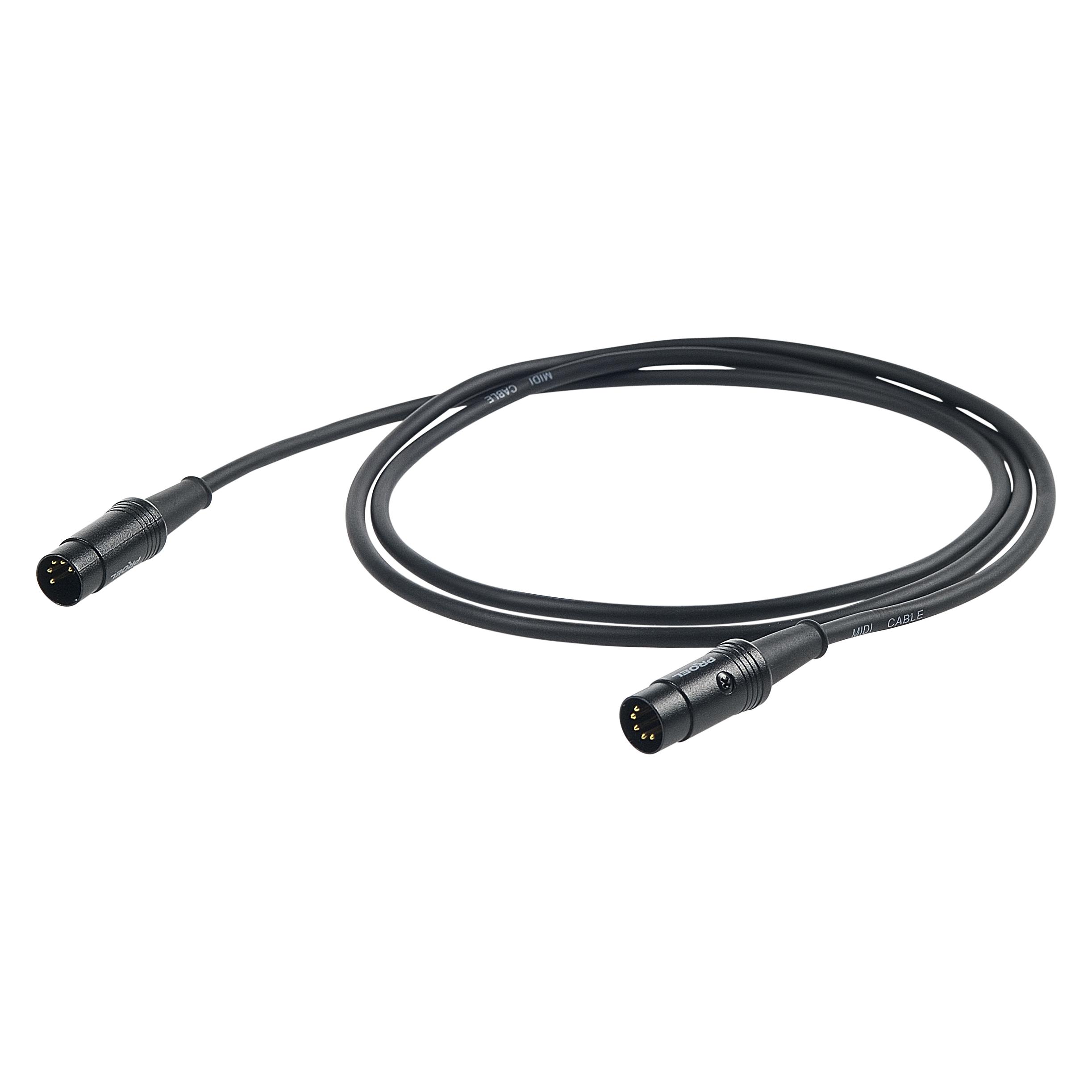 Proel CHL400LU3 audio cable XLR (5-pin) Black (3 m, XLR Kabel) (PRCHL400LU3)