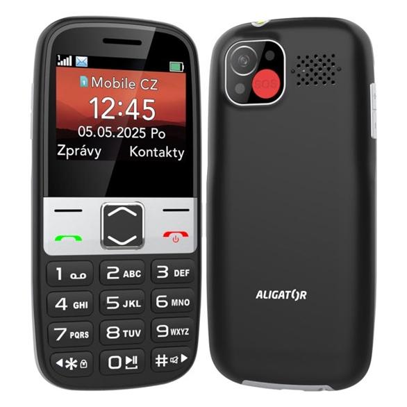 Aligator A775 Senior schwarz + Tischladegerät (A775BK)